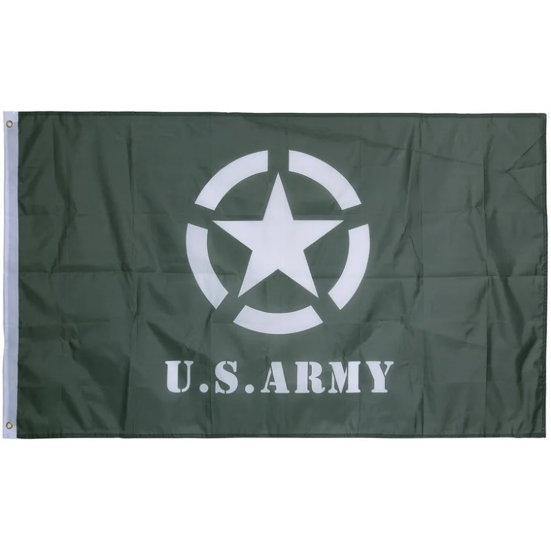 DRAPEAU FOSTEX WWII U.S. ARMY KAKI