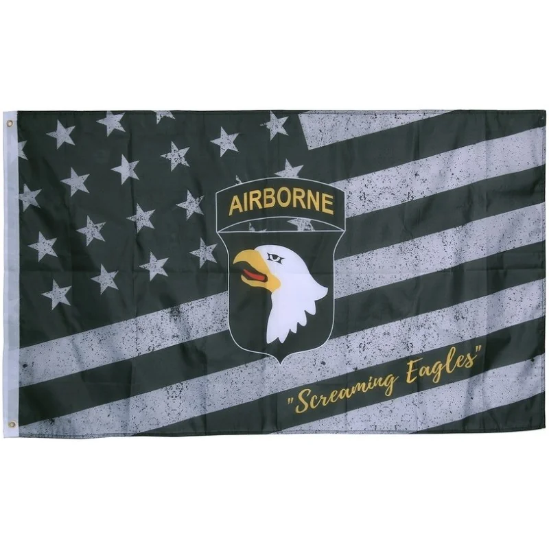 DRAPEAU FOSTEX WWII 101st AIRBORNE USA