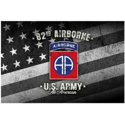 DRAPEAU FOSTEX WWII 82nd AIRBORNE USA