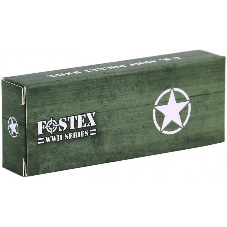 COUTEAU DE POCHE MULTI-OUTILS FOSTEX U.S. ARMY VERT (Série limitée WW2)