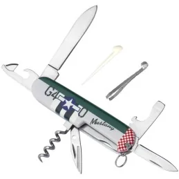 COUTEAU DE POCHE MULTI-OUTILS FOSTEX P-51 MUSTANG (Série limitée WW2)