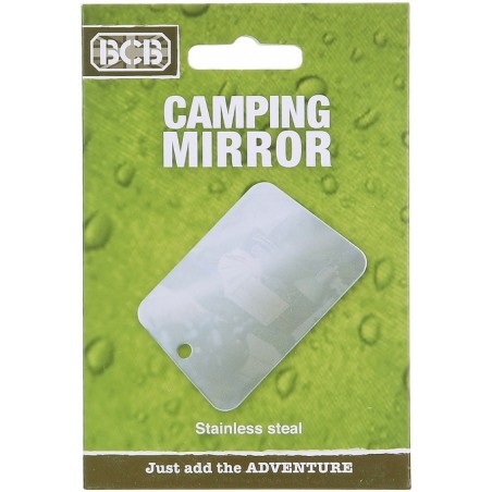 MIROIR DE CAMPING BCB ACIER INOXYDABLE (CS614)