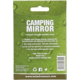 MIROIR DE CAMPING BCB ACIER INOXYDABLE (CS614)