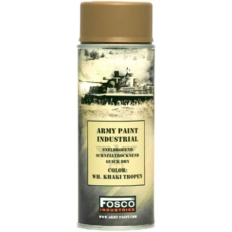 BOMBE PEINTURE MILITAIRE FOSCO WH. KHAKI TROPEN (400ml)