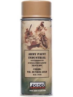 BOMBE PEINTURE MILITAIRE FOSCO WH. DUNKEL GELB RAL 7028 (400ml)