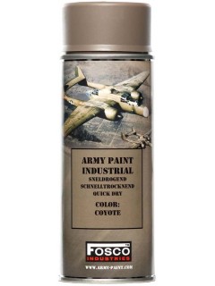 BOMBE PEINTURE MILITAIRE FOSCO COYOTE (400ml)