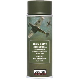 BOMBE PEINTURE MILITAIRE FOSCO BW. FELDGRAU RAL 6006 (400ml)