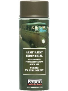 BOMBE PEINTURE MILITAIRE FOSCO VW BULLI GREEN (400ml)