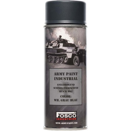 BOMBE PEINTURE MILITAIRE FOSCO WH. GRAU BLAU (400ml)