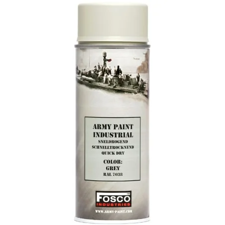 BOMBE PEINTURE MILITAIRE FOSCO GREY RAL 7038 (400ml)