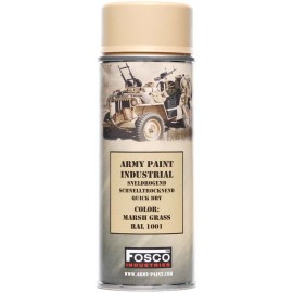 BOMBE PEINTURE MILITAIRE FOSCO MARSH GRASS RAL 1001 (400ml)