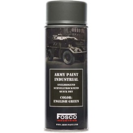 BOMBE PEINTURE MILITAIRE FOSCO ENGLISH GREEN (400ml)