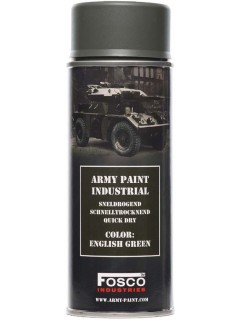 BOMBE PEINTURE MILITAIRE FOSCO ENGLISH GREEN (400ml)