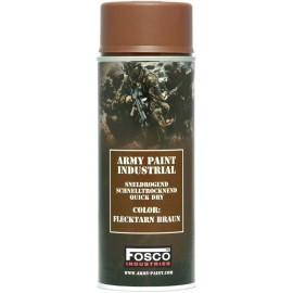 BOMBE PEINTURE MILITAIRE FOSCO FLECKTARN BRAUN (400ml)