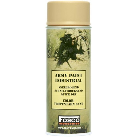 BOMBE PEINTURE MILITAIRE FOSCO TROPENTARN SAND (400ml)