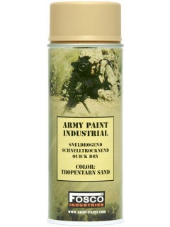 BOMBE PEINTURE MILITAIRE FOSCO TROPENTARN SAND (400ml)