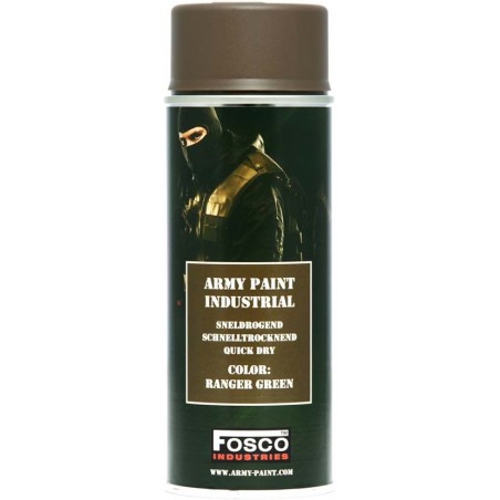 BOMBE PEINTURE MILITAIRE FOSCO RANGER GREEN (400ml)