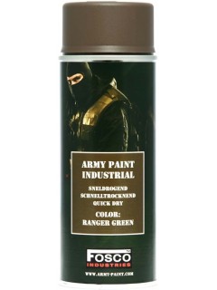 BOMBE PEINTURE MILITAIRE FOSCO RANGER GREEN (400ml)