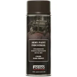 BOMBE PEINTURE MILITAIRE FOSCO DARK BROWN (400ml)