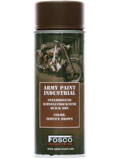 BOMBE PEINTURE MILITAIRE FOSCO SERVICE BROWN (400ml)