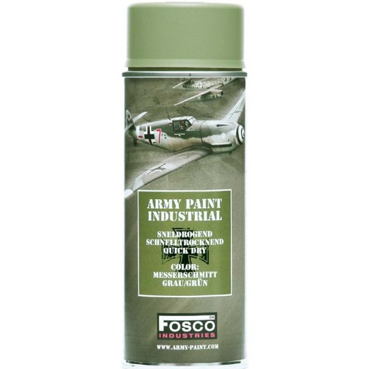 BOMBE PEINTURE MILITAIRE FOSCO MESSERSCHMITT GRAU/GRÜN (400ml)