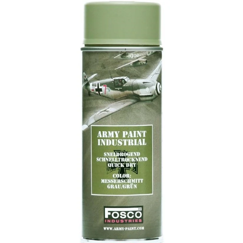 BOMBE PEINTURE MILITAIRE FOSCO MESSERSCHMITT GRAU/GRÜN (400ml)