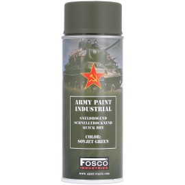 BOMBE PEINTURE MILITAIRE FOSCO SOVJET GREEN (400ml)