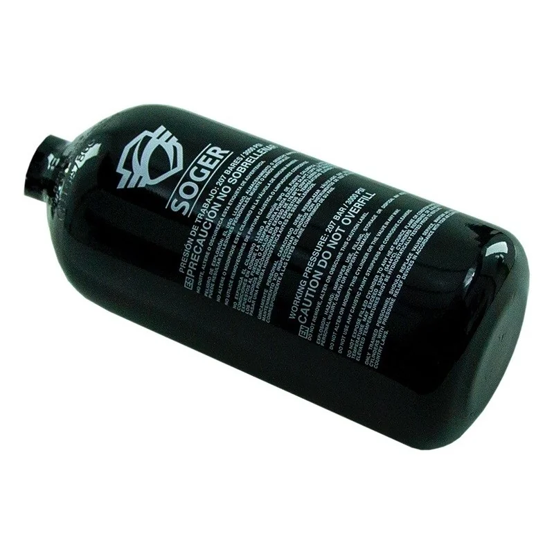 BOUTEILLE AIR SOGER ALUMINIUM 0.79L 3000 PSI NOIR