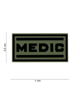 PATCH PVC 3D VELCRO 101 INC MEDIC VERT