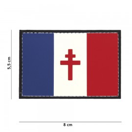 PATCH PVC 3D VELCRO 101 INC FORCES FRANÇAISES LIBRES (Haute Visibilité)