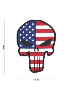 PATCH PVC 3D VELCRO 101 INC PUNISHER USA