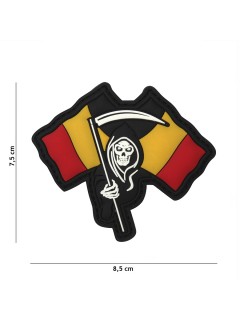 PATCH PVC 3D VELCRO 101 INC BELGIUM REAPER