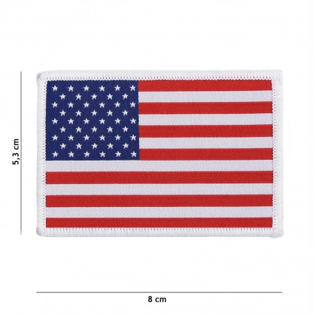 PATCH TISSU VELCRO 101 INC DRAPEAU USA