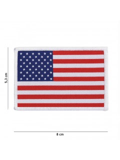 PATCH TISSU VELCRO 101 INC DRAPEAU USA