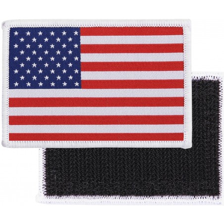 PATCH TISSU VELCRO 101 INC DRAPEAU USA