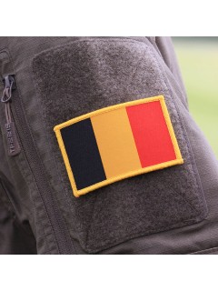 PATCH TISSU VELCRO 101 INC DRAPEAU BELGIQUE