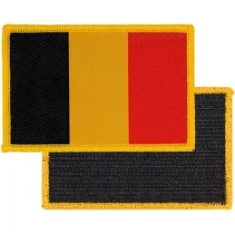 PATCH TISSU VELCRO 101 INC DRAPEAU BELGIQUE