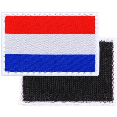 PATCH TISSU VELCRO 101 INC DRAPEAU PAYS-BAS