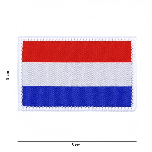 PATCH TISSU VELCRO 101 INC DRAPEAU PAYS-BAS