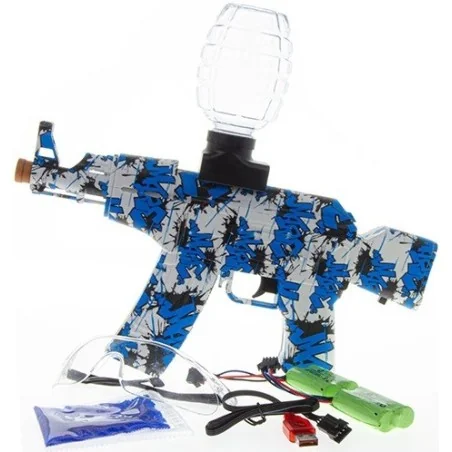 BLASTER GEL4FUN MINI AK-47 GRAFFITI BLEU