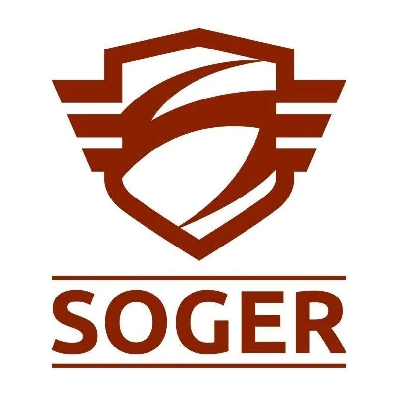 STICKER SOGER LOGO ROUGE/BLANC