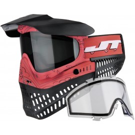 MASQUE JT SPECTRA PROFLEX THERMAL BANDANA ROUGE (avec 2 écrans)