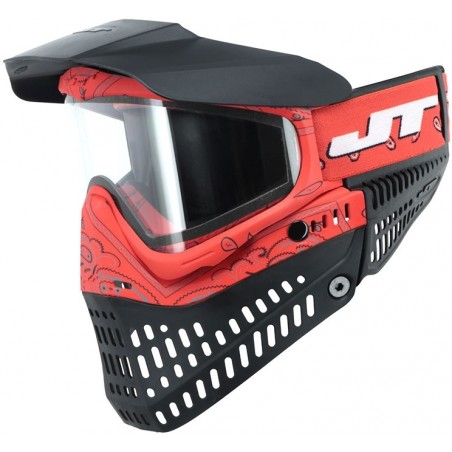 MASQUE JT SPECTRA PROFLEX THERMAL BANDANA ROUGE (avec 2 écrans)