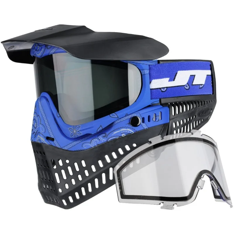 MASQUE JT SPECTRA PROFLEX THERMAL BANDANA BLEU (avec 2 écrans)