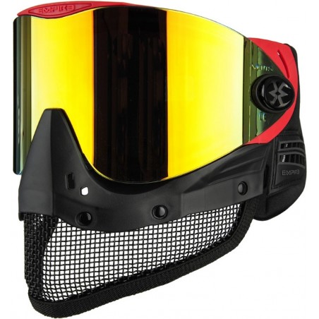 MASQUE AIRSOFT EMPIRE E-MESH THERMAL ROUGE (avec écran miroir fire)