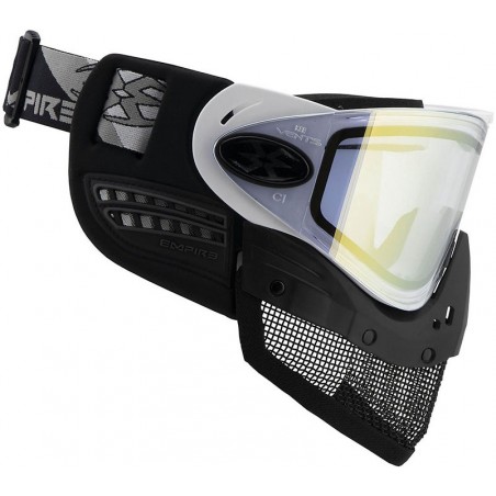 MASQUE AIRSOFT EMPIRE E-MESH THERMAL BLANC (avec écran miroir hd gold)