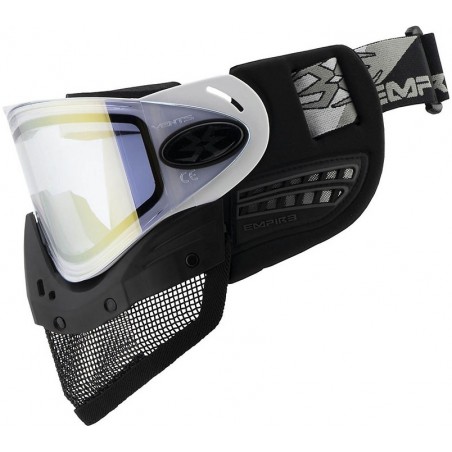 MASQUE AIRSOFT EMPIRE E-MESH THERMAL BLANC (avec écran miroir hd gold)