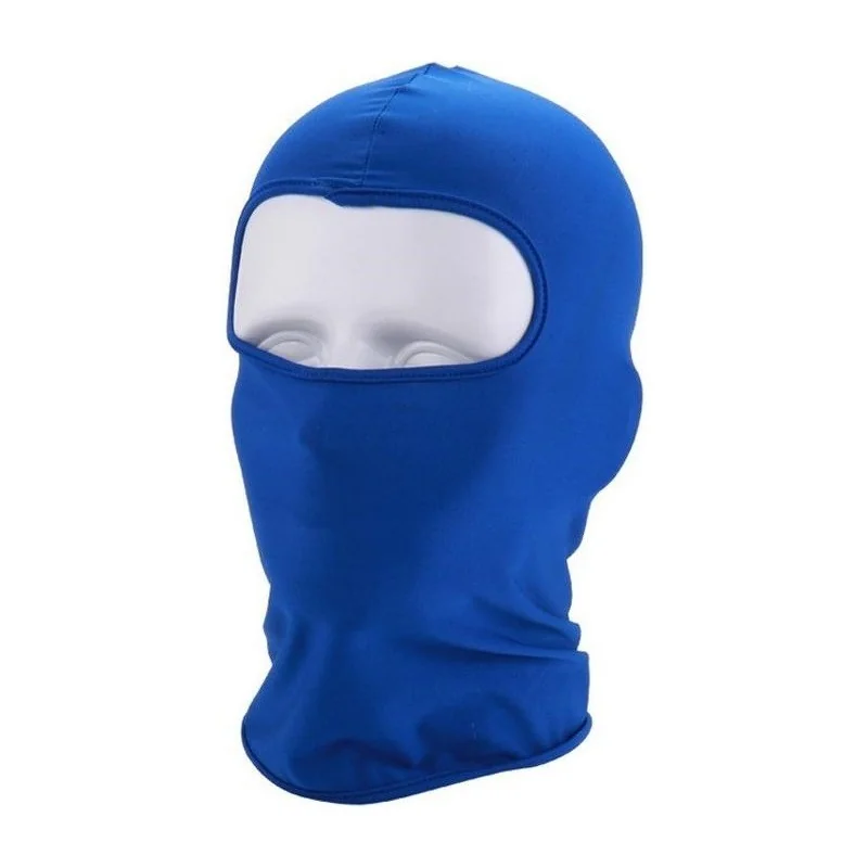 CAGOULE MULTIFONCTION LYCRA 1 TROU BLEU