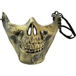 DEMI-MASQUE FACIAL SKULL OR