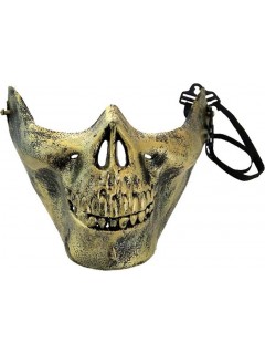 DEMI-MASQUE FACIAL SKULL OR